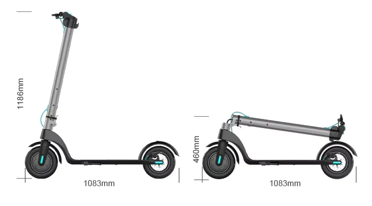 KIXIN HX X7: Inovativní elektrokoloběžka s odnímatelnou baterií a stylovým designem