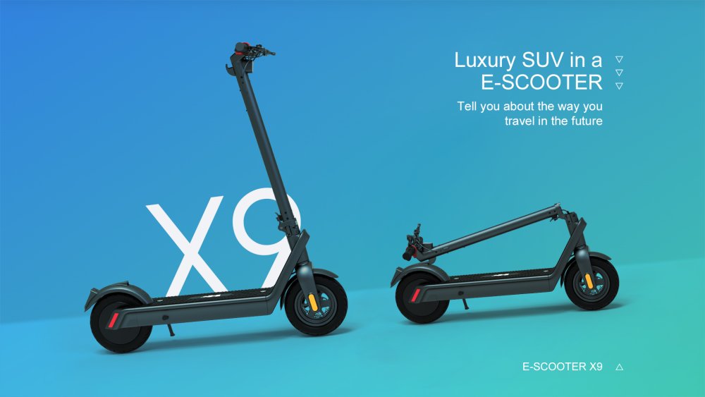 HX X9: Výkonná a komfortní elektrokoloběžka s dlouhým dojezdem a pokročilými funkcemi