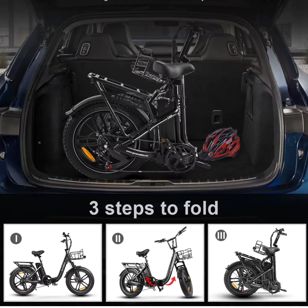 Samebike C05 Pro – skládací step-through rám