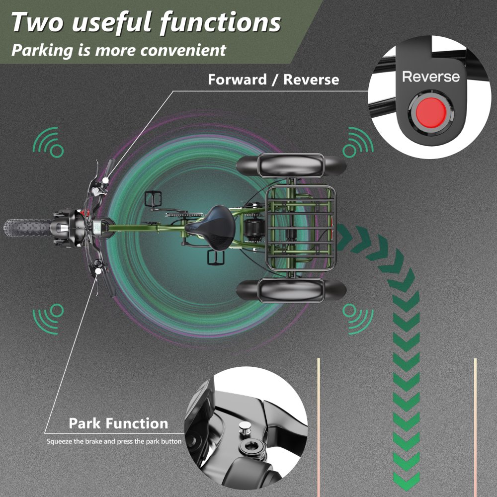 VIPCOO-ET1 s aktivovanou funkcí parkování