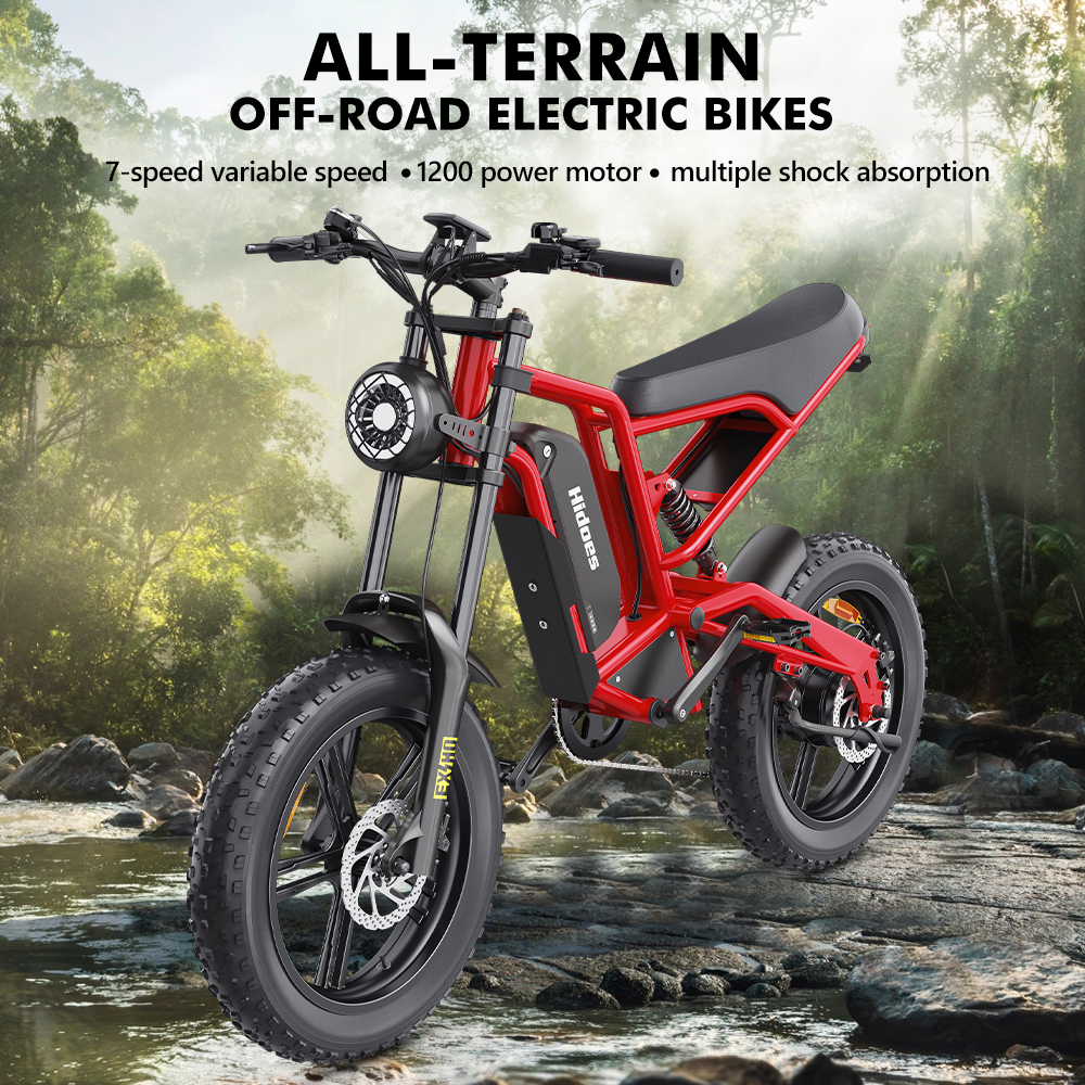 Hidoes HD-B6 E-Bike: Drsný off-road šampion pro adrenalinové jízdy