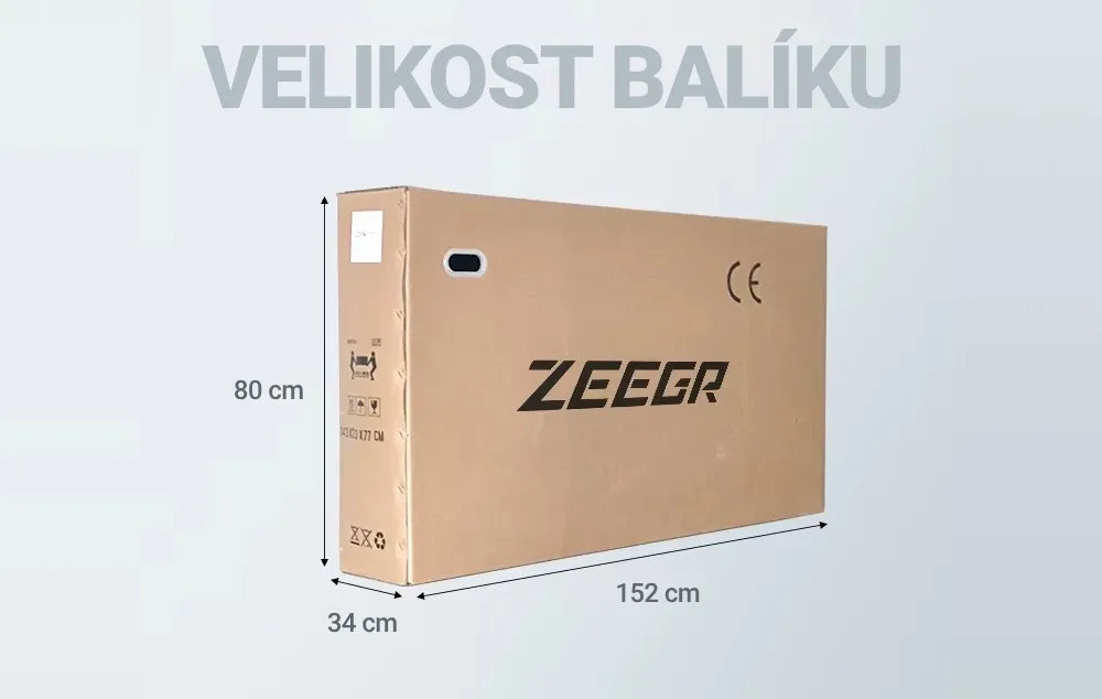 Fatbike Beach Cruiser S1 - velikost balíku