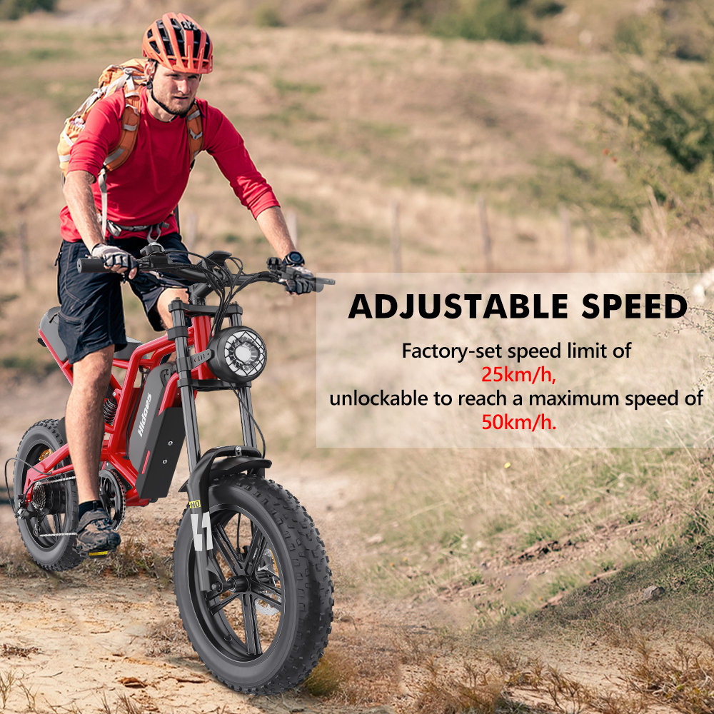 Hidoes HD-B6 E-Bike: Drsný off-road šampion pro adrenalinové jízdy