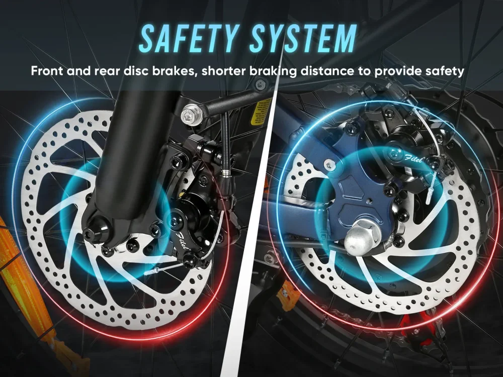 SAMEBIKE RS-A02 Pro - skládání a brzdy