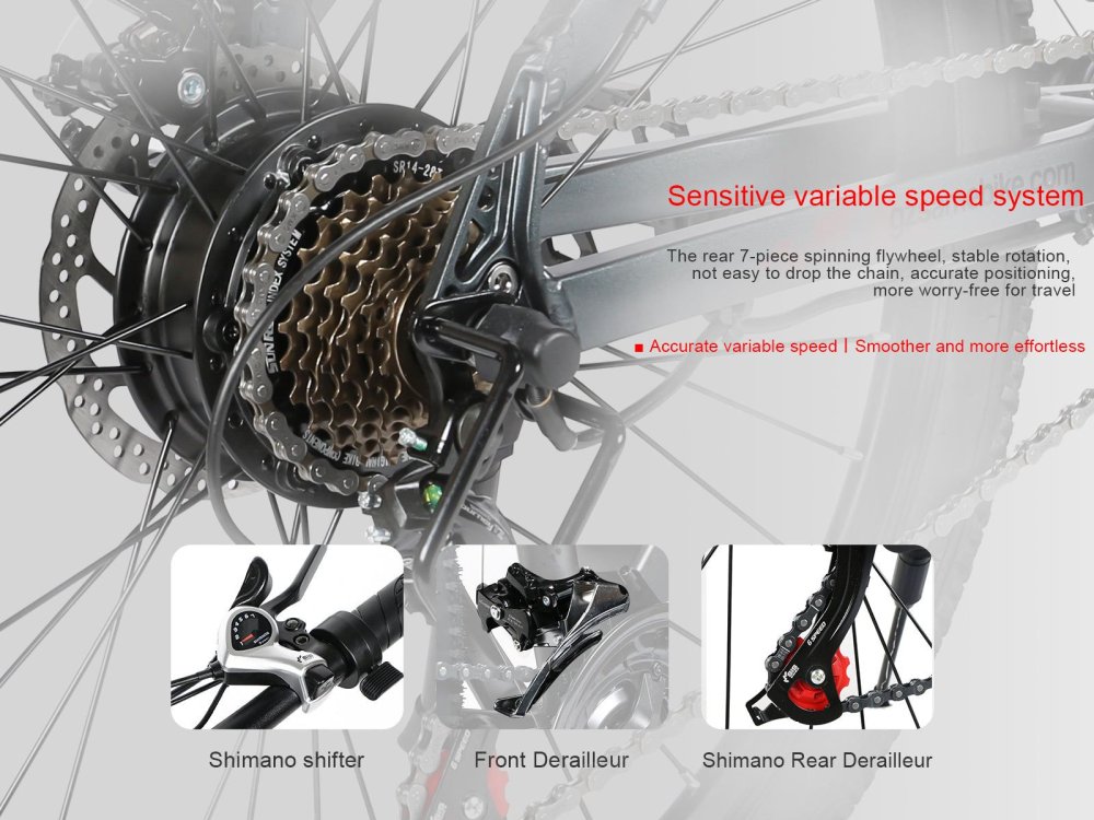 SAMEBIKE SY26-II: Výkonné horské elektrokolo pro každý den