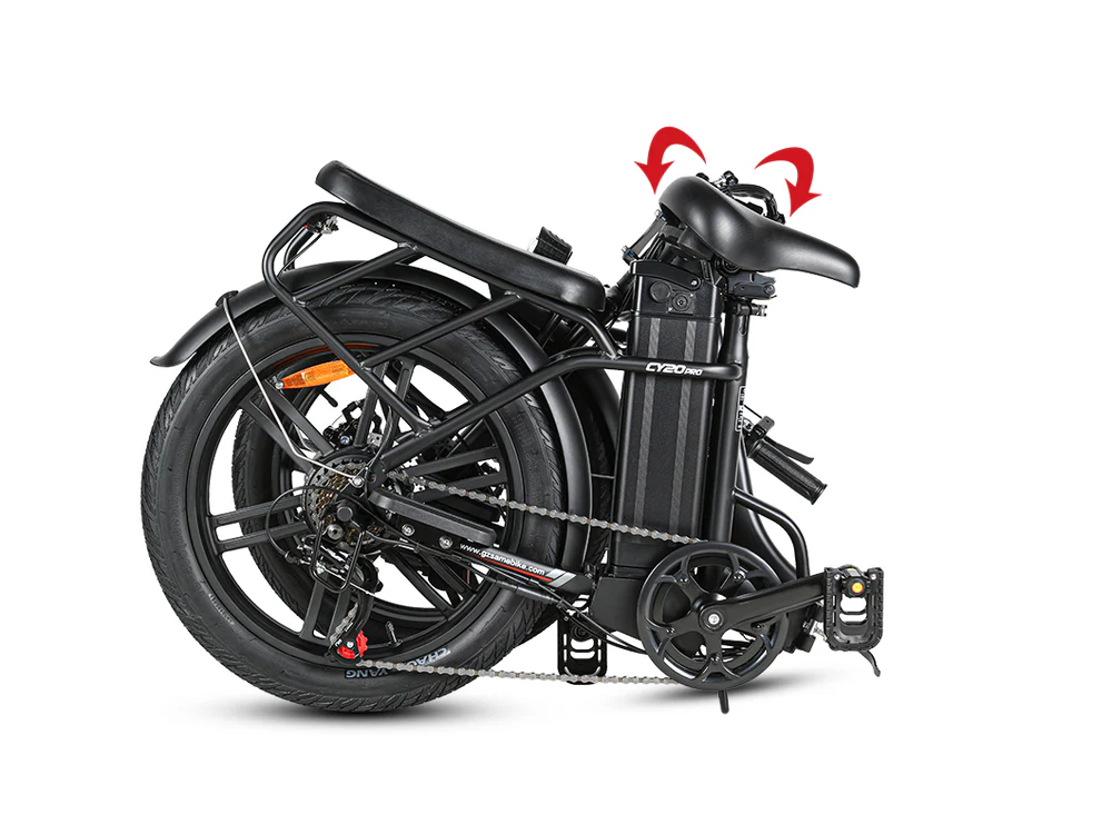 SAMEBIKE CY20 Pro v bílém provedení se skládacím rámem