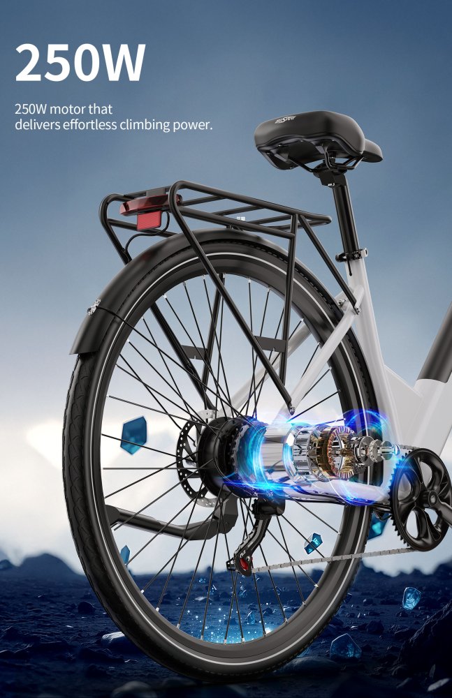 Detail nábojového motoru AKMA 250W