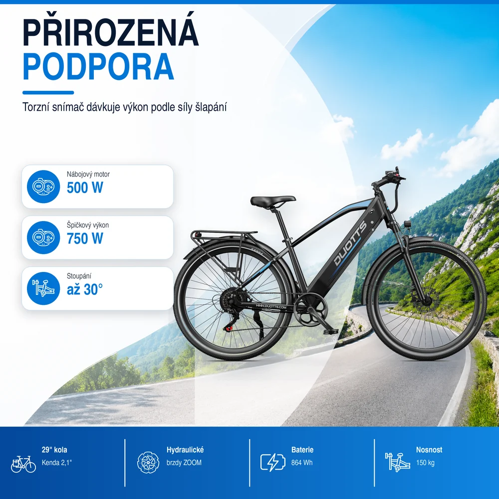 DUOTTS C29 Max motor a torzní snímač