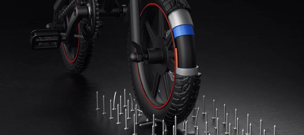 Skládací městské elektrokolo DYU D3F