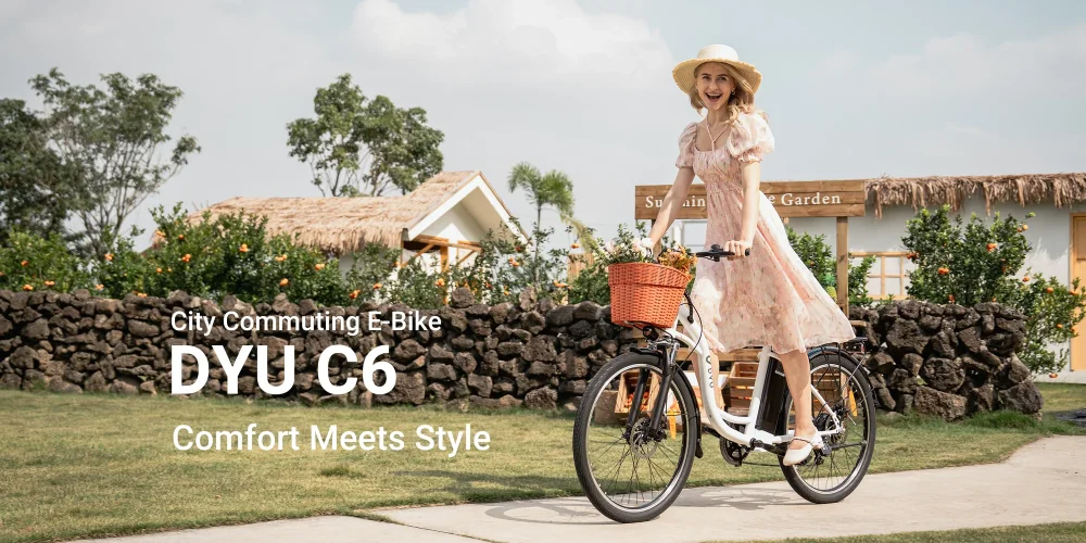 DYU C6: Spolehlivé a plně vybavené městské elektrokolo