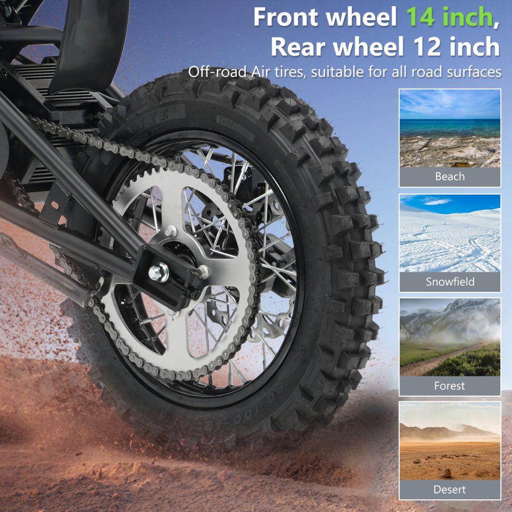 Terénní kola a stabilita - VIPCOO H3 48V 23Ah