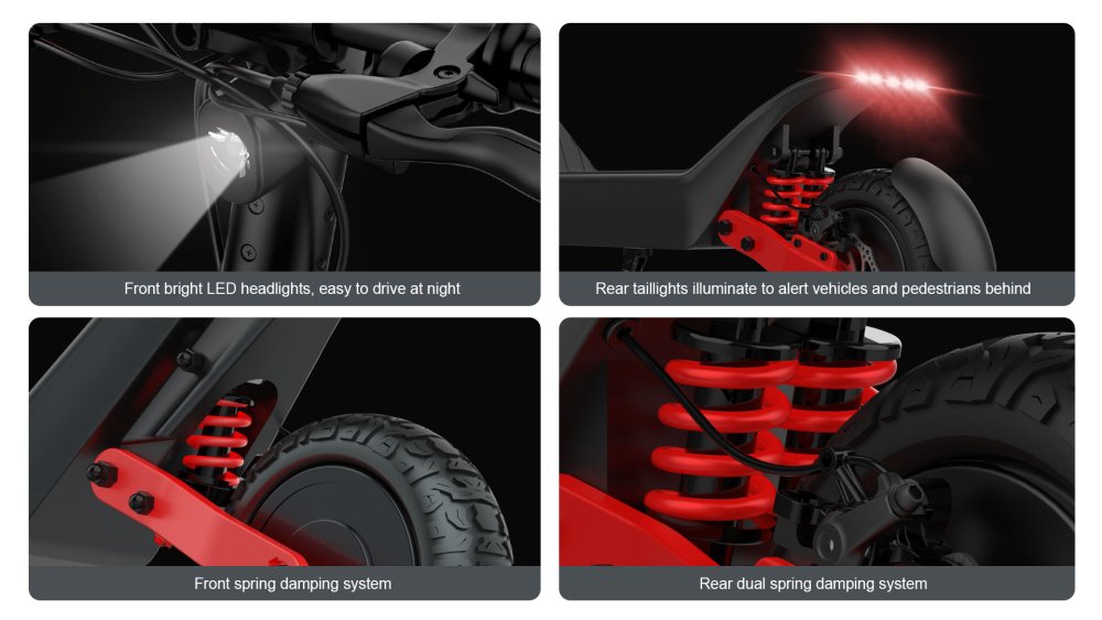 HX X10: Terénní elektrokoloběžka s duálním motorem a extrémním dojezdem