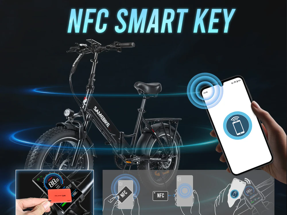 SAMEBIKE LOTDM200-II: Výkonný skládací Fat Bike s NFC technologií