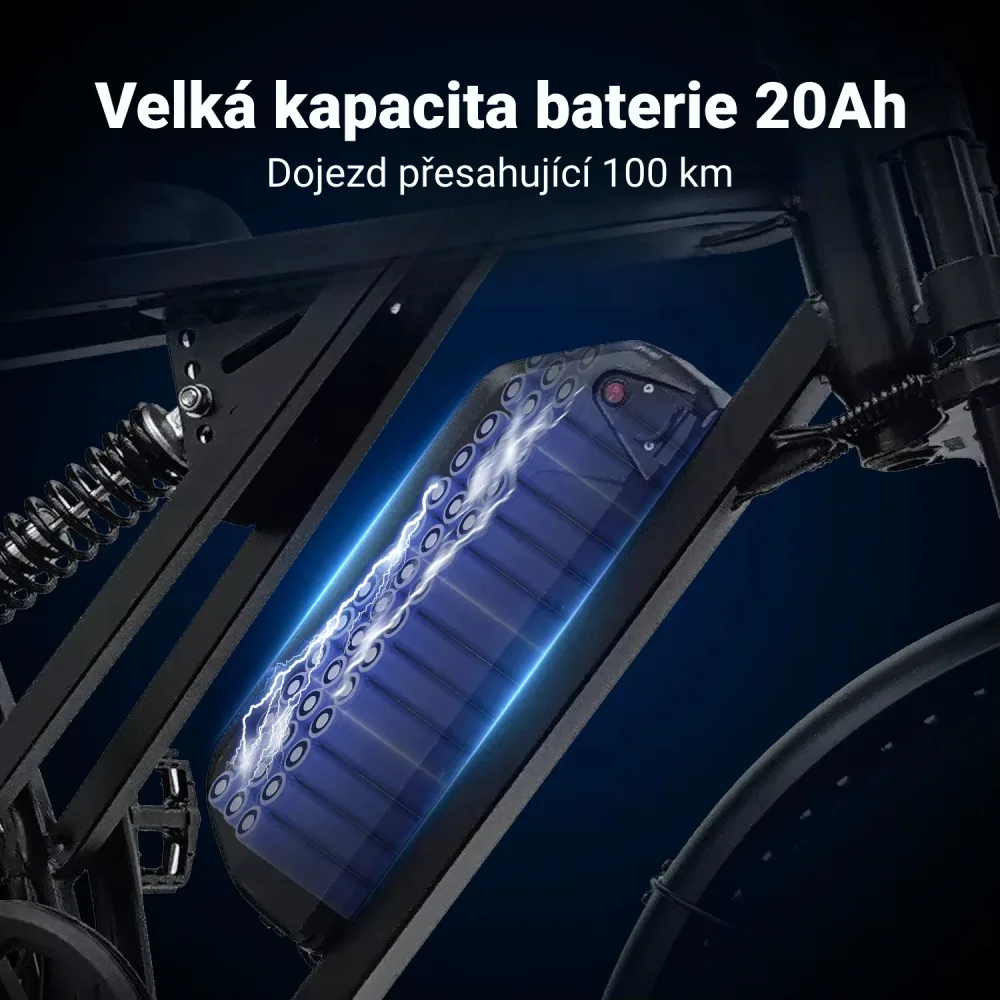 YONGOR Y-24 velká kapacita baterie 20Ah