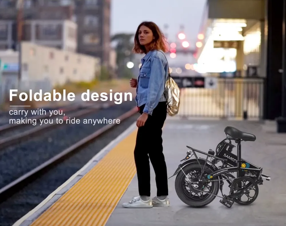 Samebike Yinyu 14 skládací mechanismus