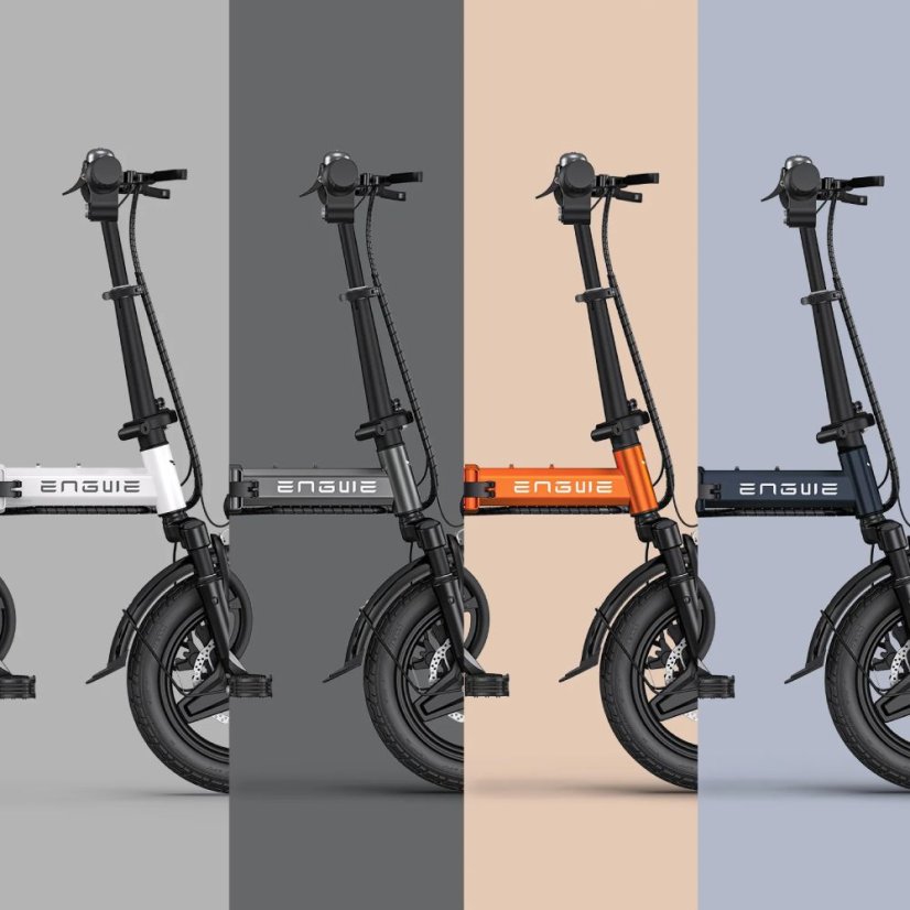 Skládací městské elektrokolo ENGWE T14 - Barva: Šedá