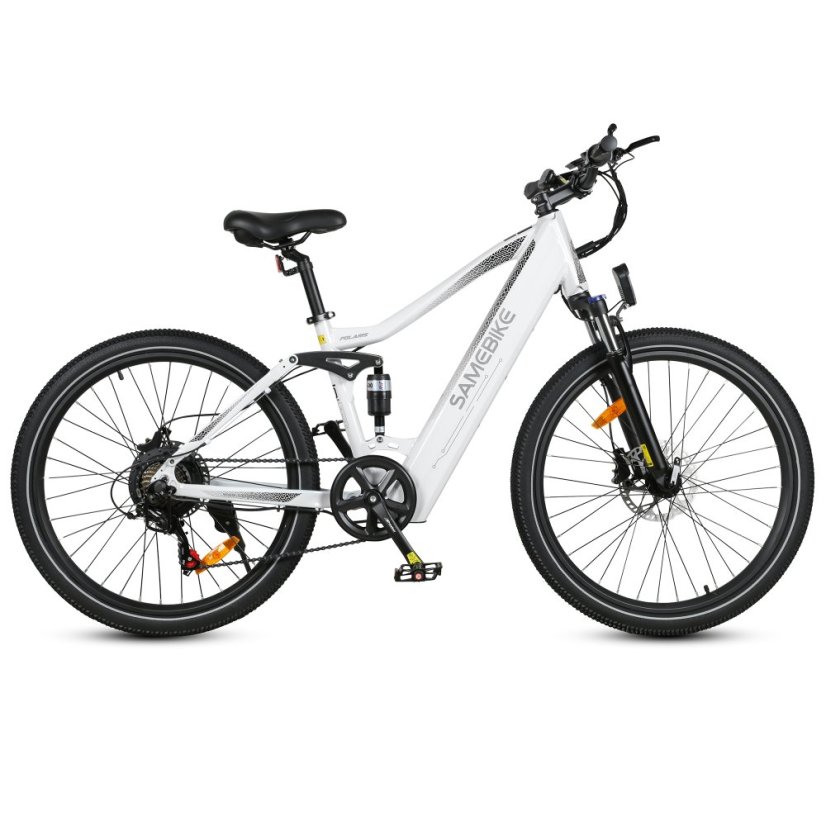 Celoodpružené elektrokolo SAMEBIKE XD26-II 48V 14Ah - Barva: Černá