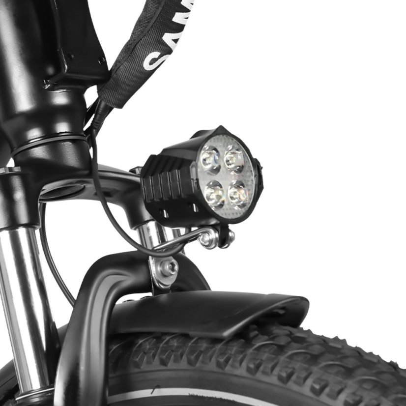 Všestranné městské elektrokolo SAMEBIKE RS-A01 Pro-T - Barva: Černá