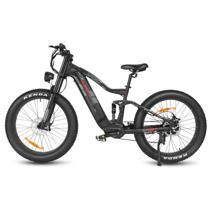 Celoodpružené fatbike elektrokolo SAMEBIKE RS-A08-II 48V 17Ah - Barva: Modrá