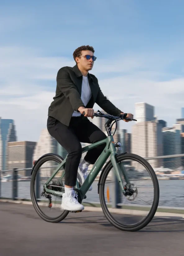 Karbonové městské elektrokolo ENGWE N1 AIR, pánské - Barva: Uhlíkově šedá, Brzdy: Hydraulické
