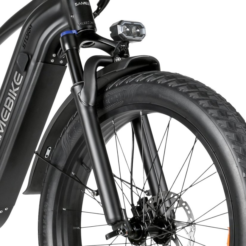 Výkonné fatbike elektrokolo SAMEBIKE STORM 48V 20Ah - Barva: Bílá