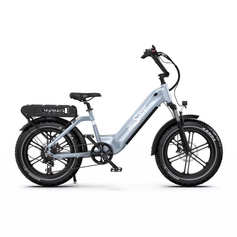 Moderní městské elektrokolo OT08 - Barva: Bílá