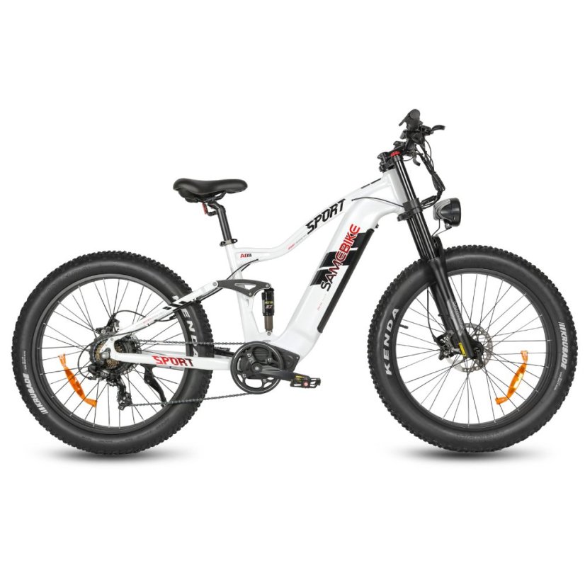 Celoodpružené fatbike elektrokolo SAMEBIKE RS-A08-II 48V 17Ah - Barva: Modrá