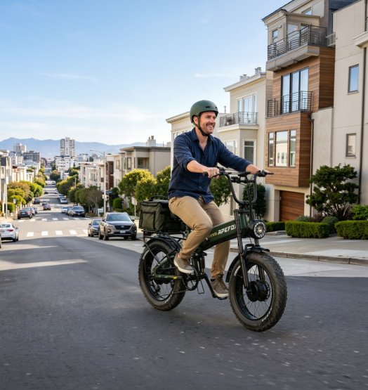 Skládací fatbike elektrokolo APEFOX RH20