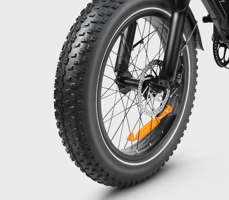 Výkonný skládací Fat Bike SAMEBIKE LOTDM200-II - Barva: Šedá