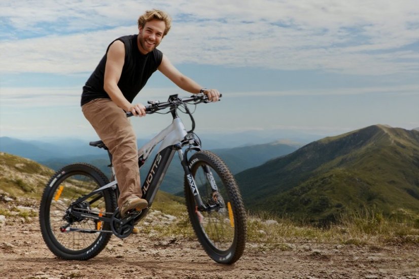 Celoodpružené horské elektrokolo Duotts E29 - Barva: Černá