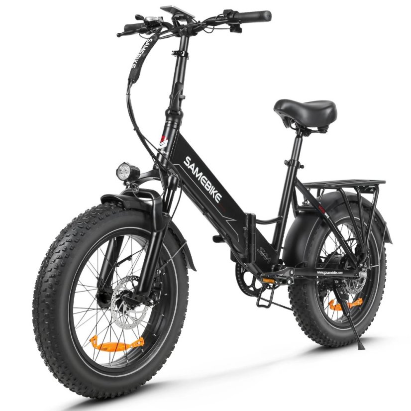Výkonný skládací Fat Bike SAMEBIKE LOTDM200-II - Barva: Šedá