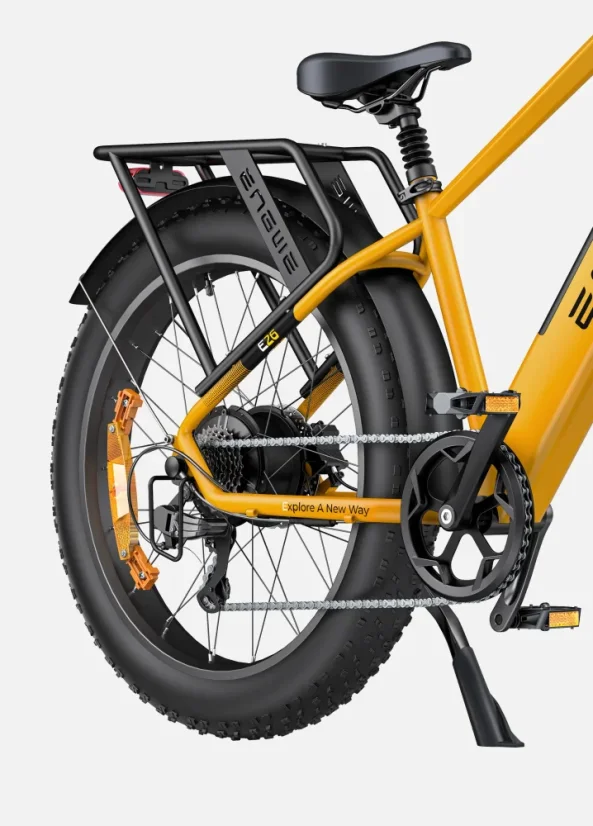 Celoodpružené fatbike elektrokolo ENGWE E26 - Barva: Žlutá, Rám: Snížený
