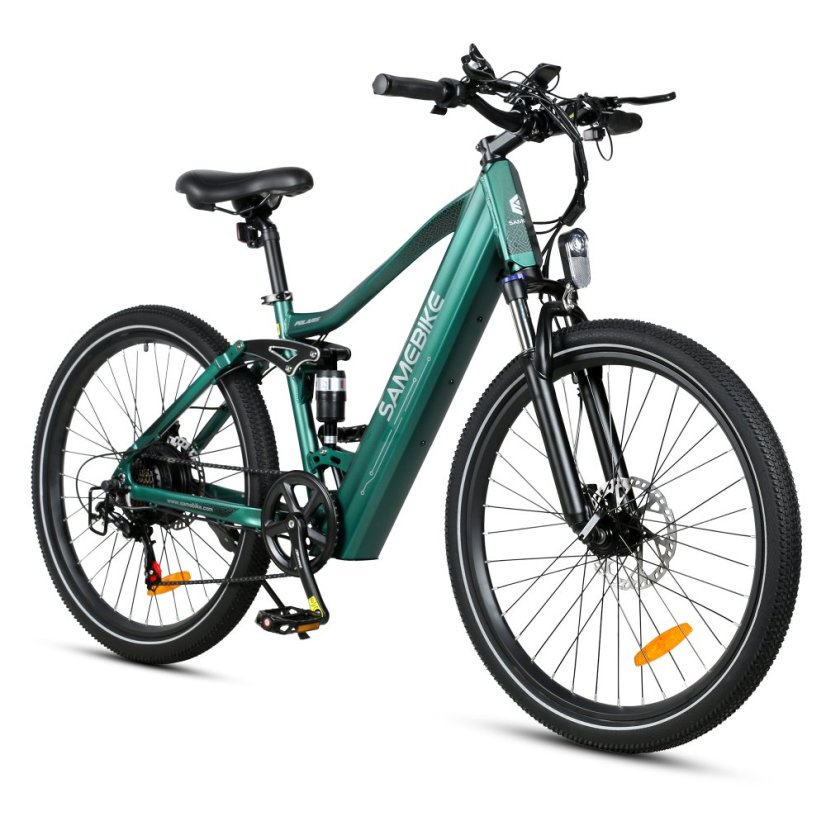 Celoodpružené elektrokolo SAMEBIKE XD26-II 48V 14Ah - Barva: Černá