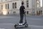 Skládací elektrická koloběžka OOTD T10 - Barva: Šedá, Baterie: 48V 13.5Ah