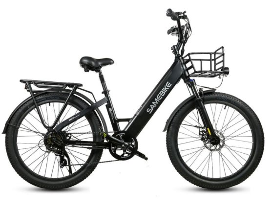 Robustní městské elektrokolo SAMEBIKE RS-A01 Plus
