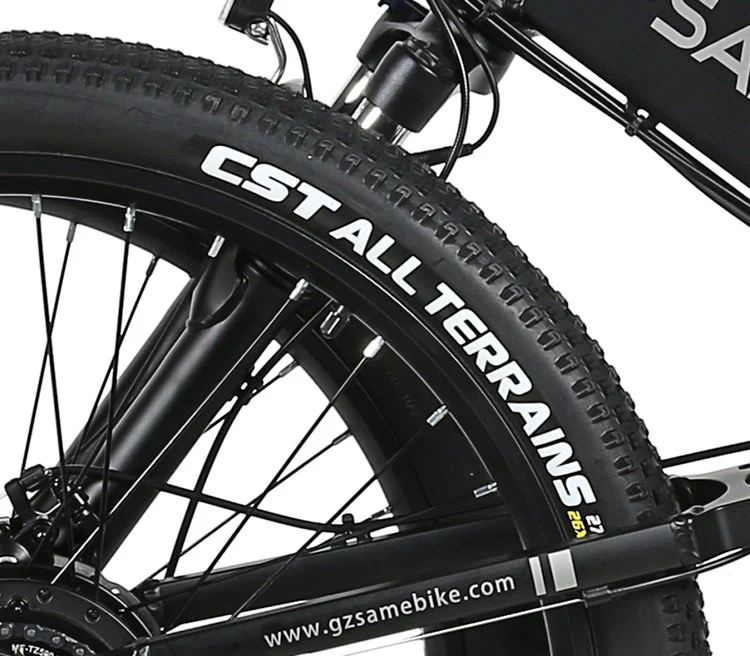 Skládací elektrokolo SAMEBIKE LO26-II - Barva: Černá