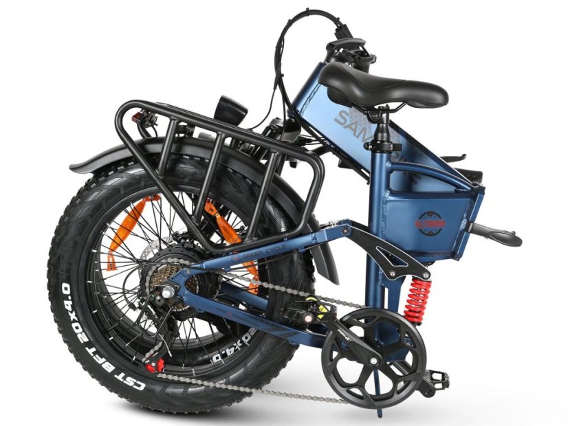 Skládací Fat Bike SAMEBIKE RS-A02 - Barva: Zelená