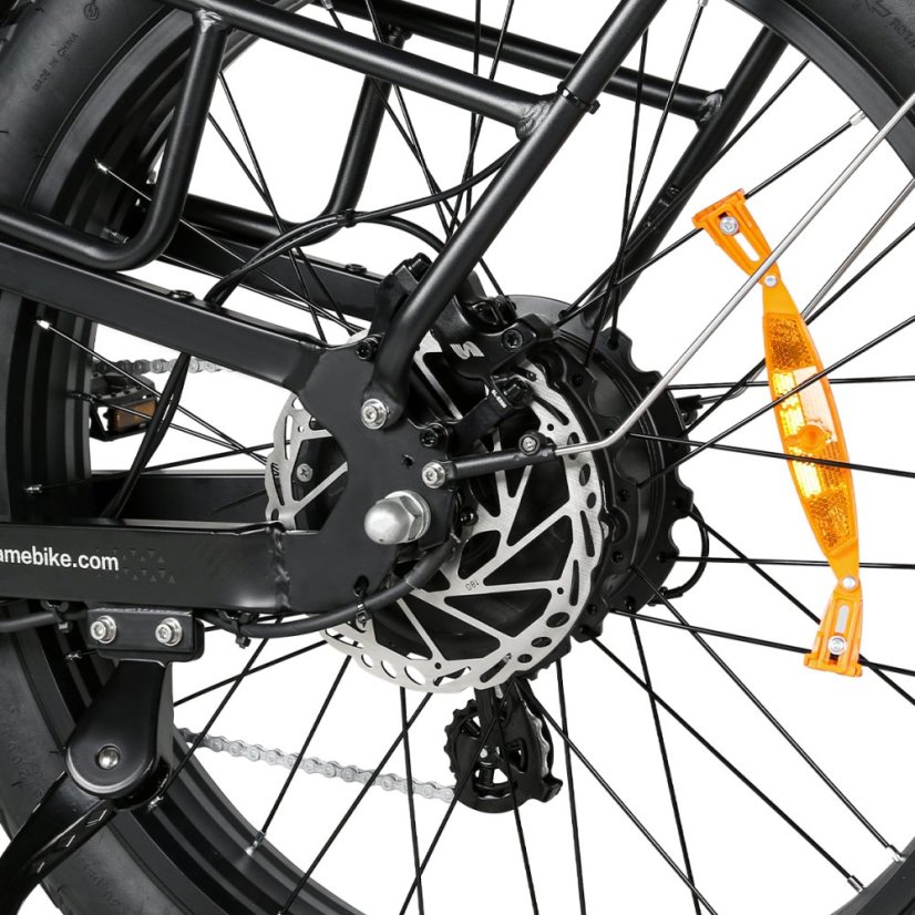 Výkonné fatbike elektrokolo SAMEBIKE STORM 48V 20Ah - Barva: Bílá