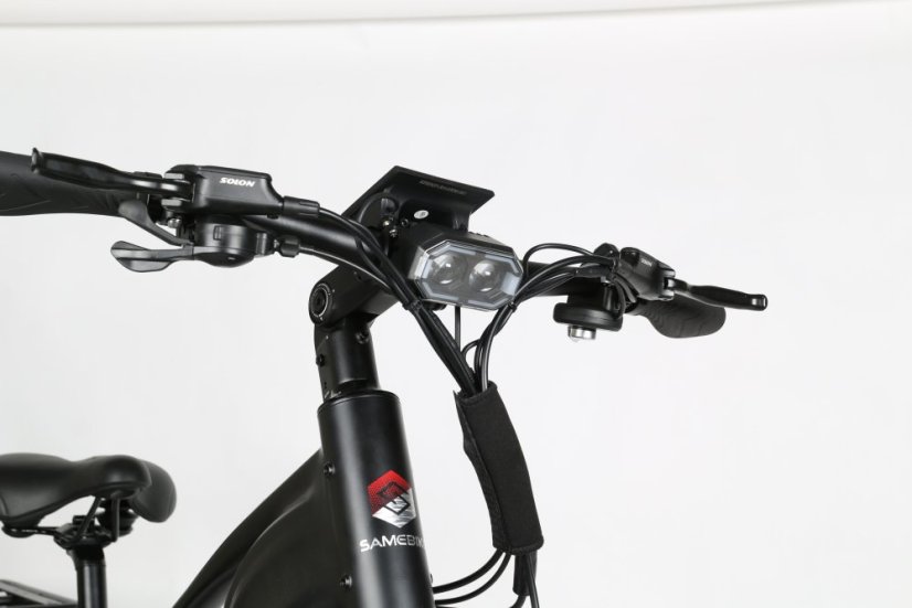 Výkonné fatbike elektrokolo SAMEBIKE STORM 48V 20Ah - Barva: Bílá