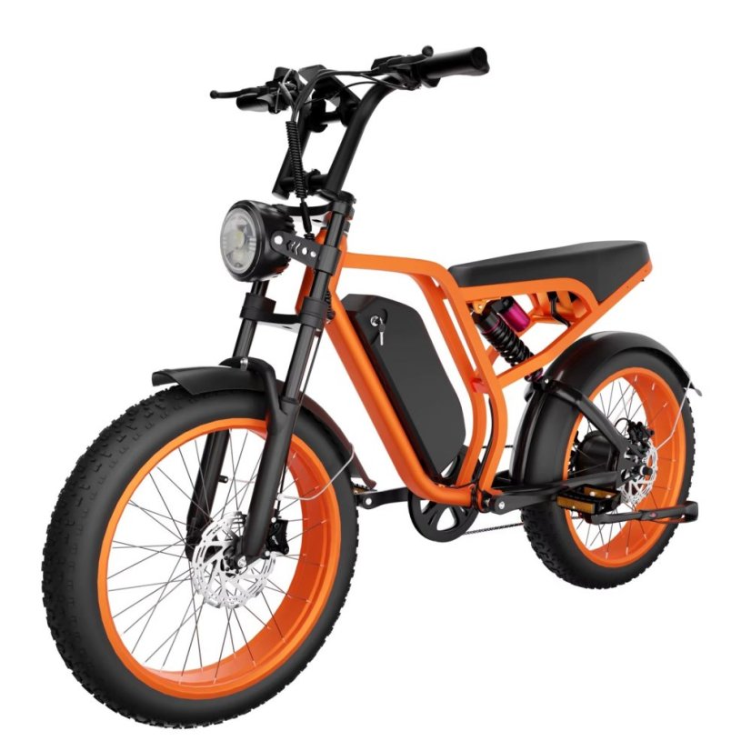 Mopedové elektrokolo Bluvall SU8 - Barva: Oranžová