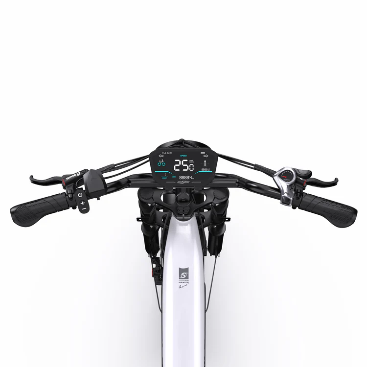 Celoodpružené městské elektrokolo OT08 Pro - Barva: Černá
