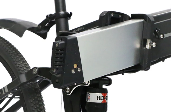 Skládací elektrokolo SAMEBIKE LO26-II - Barva: Černá