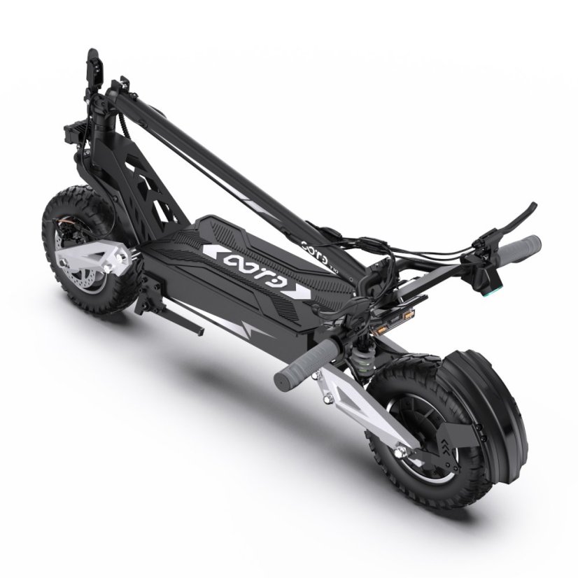 Skládací elektrická koloběžka OOTD T10 - Barva: Šedá, Baterie: 48V 13.5Ah