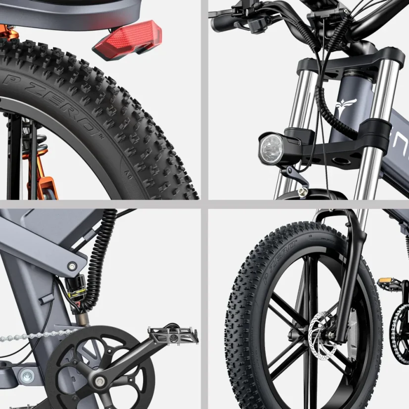 Celoodpružené skládací fatbike elektrokolo ENGWE X26
