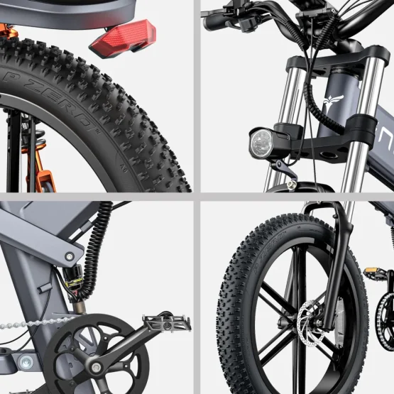 Celoodpružené skládací fatbike elektrokolo ENGWE X26
