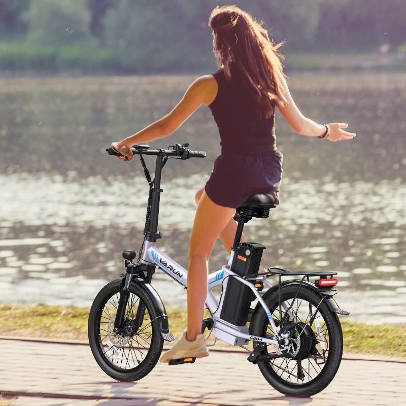 Skládací městské elektrokolo VARUN C20 - Barva: Bílá