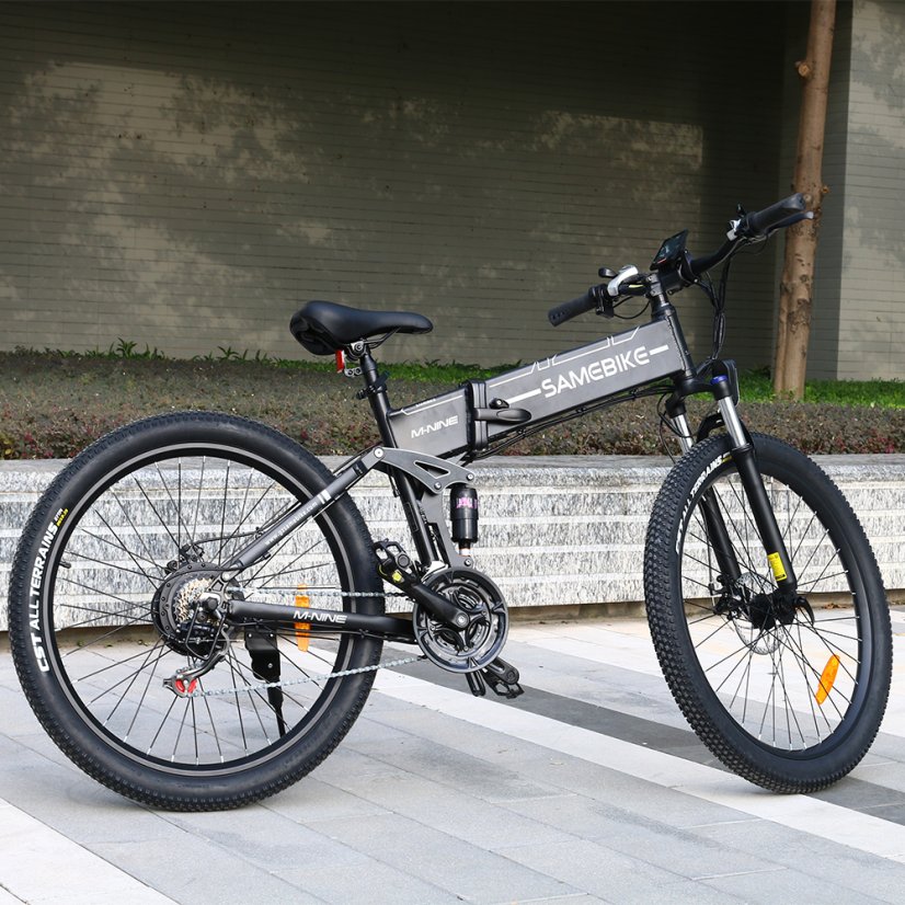 Skládací horské elektrokolo SAMEBIKE LO26 - Barva: Černá