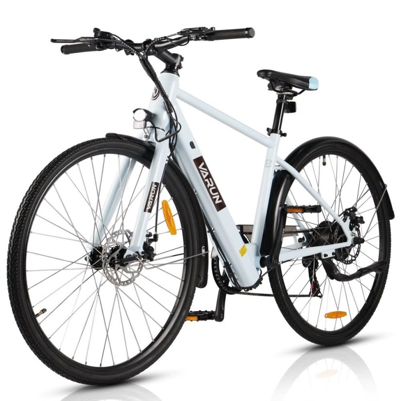 Stylové městské elektrokolo VARUN C7007 - Barva: Modrá