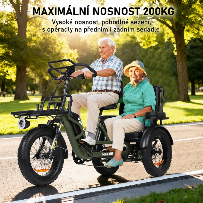 Elektrická tříkolka VIPCOO R1