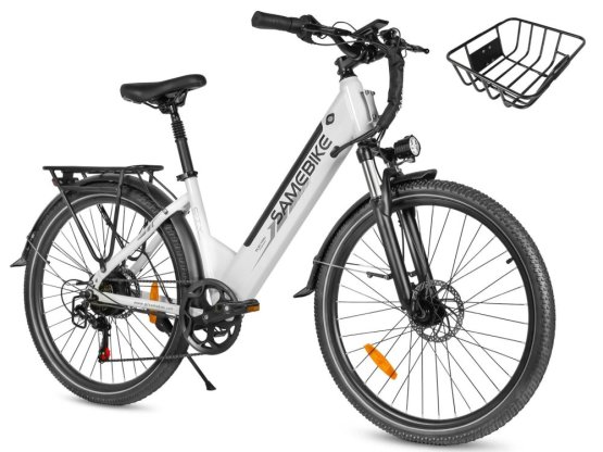 Všestranné městské elektrokolo SAMEBIKE RS-A01 Pro-T